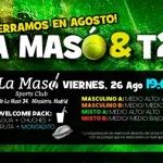 Cartel del Torneo de Time2Pádel en La Masó