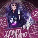 Cartel del Torneo de A Tope de Pádel en Blue Pádel Rivas