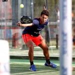 Uri Botello, en acción en el Joma Costa del Sol Barcelona Challenger