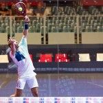 Álex Ruiz, en acción en el Monte-Carlo Padel Master