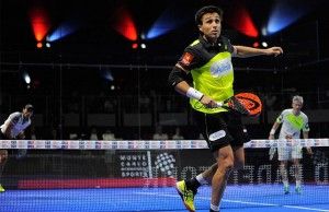 Fernando Belasteguín, en acción en el Monte-Carlo Padel Master