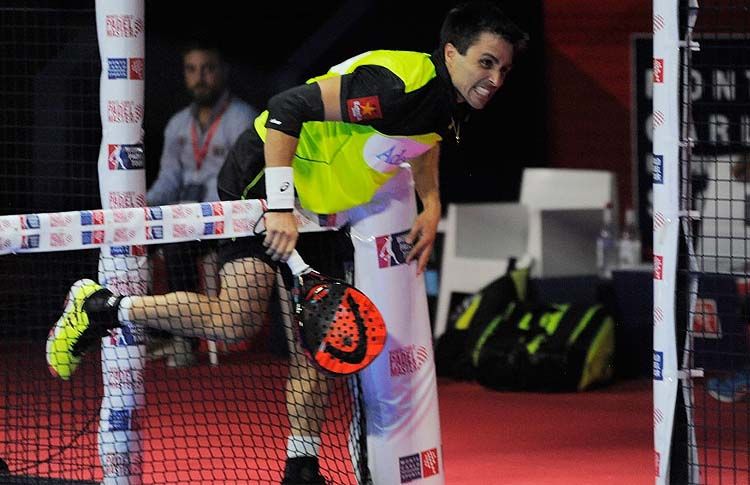 Fernando Belasteguín, en acción en el Monte-Carlo Padel Master