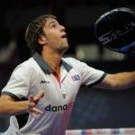 Lucho Capra: “Es increíble poder ganar a dos ídolos que tuve desde chiquito” Lucho Capra, en acción en el Monte-Carlo Padel Master