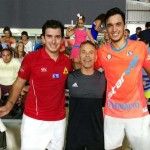 Ale Galán: “Lo bordamos y jugamos un partido impecable” Ale Galán-Juan Cruz Belluati, en acción en el Sevilla Open