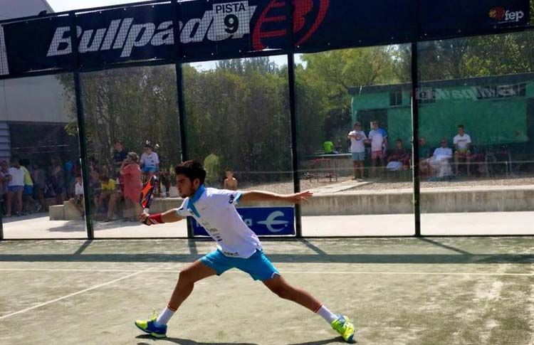 Javier Garrido, en acción en el Campeonato de España de Menores