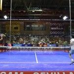 Paquito Navarro y Sanyo Gutiérrez, en acción en el Sevilla Open