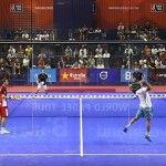 Paquito Navarro y Sanyo Gutiérrez, en acción en el Sevilla Open
