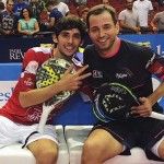 Marcello Jardim y Franco Stupaczuk, en acción en el Sevilla Open