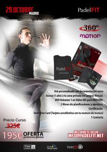 PadelFIT presenta sus dos próximos cursos de 360º y Motion