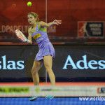 Alejandra Salaza, en acción en el A Coruña Open