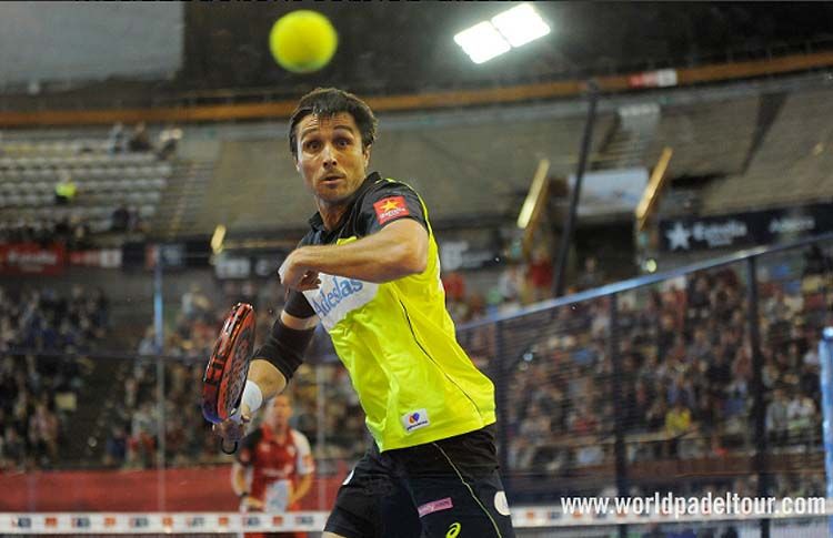 Fernando Belasteguín, en acción en el A Coruña Open