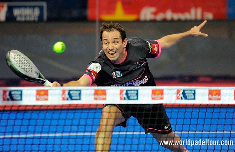 Marcello Jardim, en acción en el Zaragoza Open