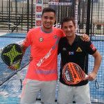 Ale Galán y Juan Cruz Belluati, en accion en el A Coruña Open