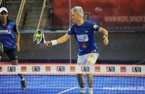 Miguel Lamperti and Juani Mieres, in action at the A Coruña Open