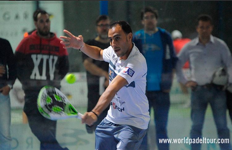 Javier Limones, en acción en la Previa del Zaragoza Open