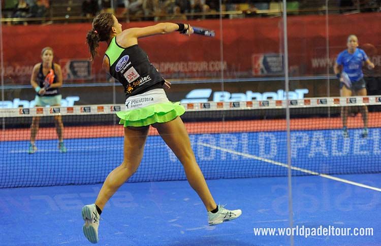 Marta Marrero, en acción en el A Coruña Open