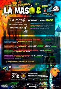 Poster del torneo Time2Pádel a La Masó