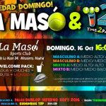 Affisch för Time2Pádel-turneringen i La Masó