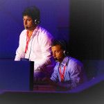 Mauri Andrini y Dani Dios, comentaristas en inglés de World Pádel Tour