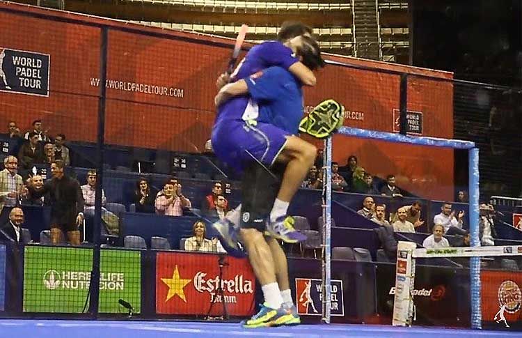 Juan Martín Díaz y Fede Quiles, en acción en el A Coruña Open