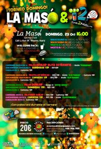 Cartaz do torneio Time2Pádel em La Masó
