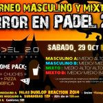 Cartel del Torneo de Time2Pádel en Pádel 2.0