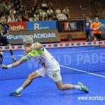 Miguel Lamperti, en acción en el Sevilla Open