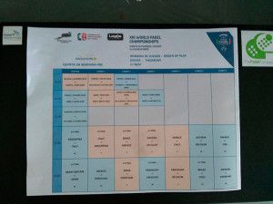 Quarts de finale du tournoi par les équipes nationales du XIIIº Paddle World Championship