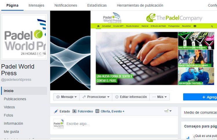 Padel World Press se une al Club de los 7.000 en Facebook