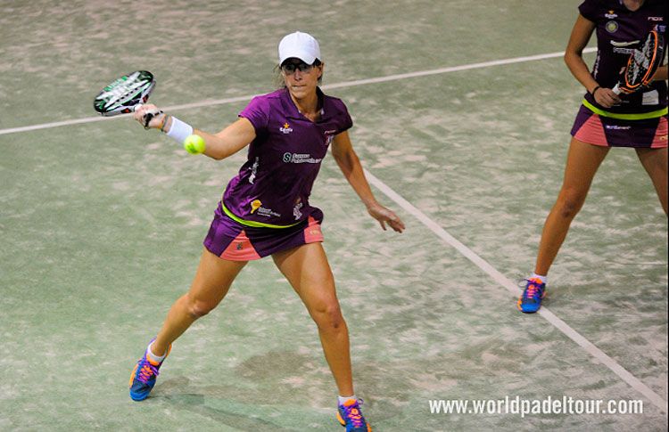Lucía Sainz-Gemma Triay, en acción en el Keler Euskadi Open