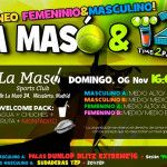 Cartaz do Torneio Time2Pádel em La Masó