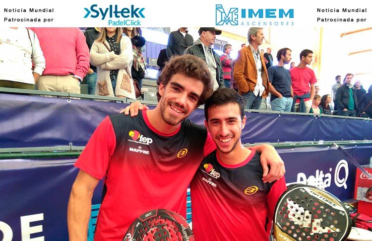 Chiqui Cepero und Juan Lebron, Gewinner des Match-Turniers der 13. Padel-Weltmeisterschaft