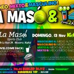Cartel del Torneo de Time2Pádel en La Masó