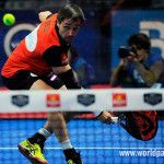 Los grandes favoritos comienzan con paso firme en el Estrella Damm Másters Finals Fernando Belasteguín, en acción en el Estrella Damm Másters Finals (