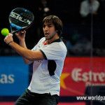 Lucho Capra, en acción en el Estrella Damm Másters Finals