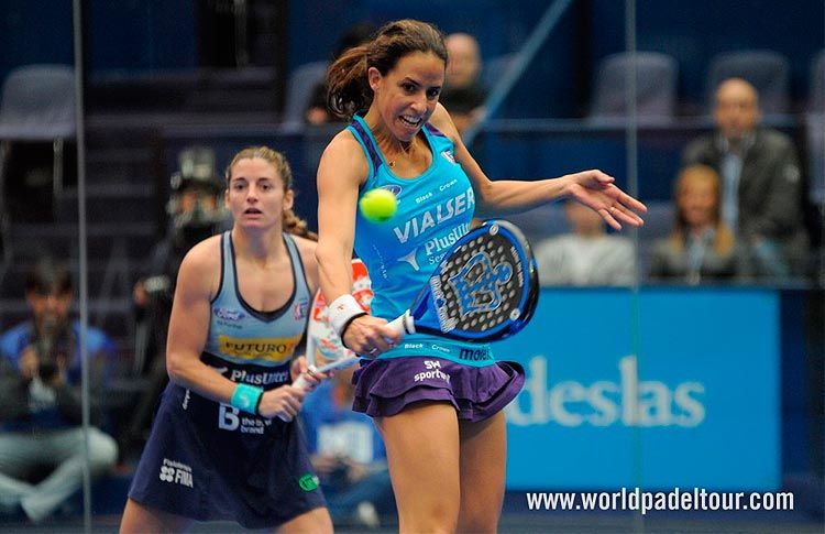 Alejandra Salazar-Marta Marrero, en acción en el Keler Euskadi Open