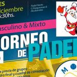 MOM Pádel te anima a disfrutar del pádel en las fiestas navideñas Cartel del Torneo de MOM Pádel en Pádel Norte