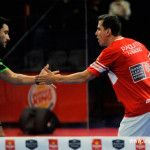 Paquito Navarro y Sanyo Gutiérrez, en acción en el Estrella Damm Másters Finals