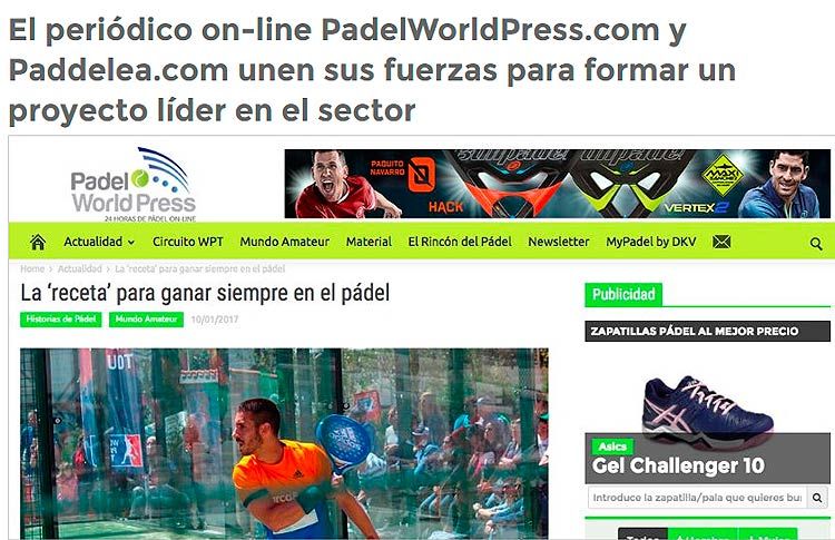 Alianza entre Padel World Press y Paddelea