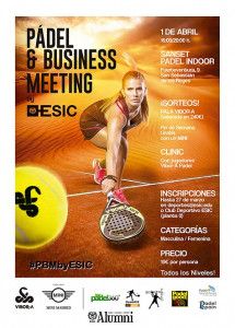 Cartel de Padel & Business Meeting