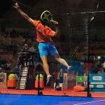 Ale Galán-Juan Cruz Belluati, en acción en el Santander Open 2017