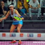 Cecilia Reiter, en acción en el Santander Open 2017