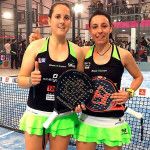 Sandra Hernández-Ana Fernández de Ossó, en acción en el Santander Open 2017