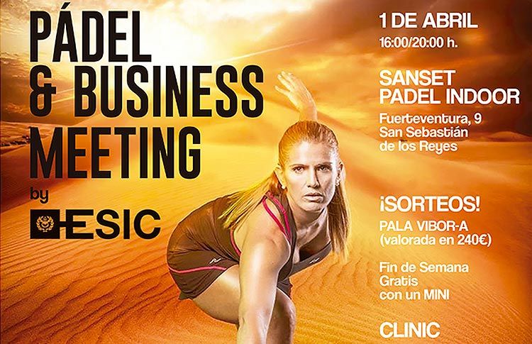 Affiche Padel & Business Meeting