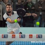 Lucas Cunha, en acción en la Pre-Previa del Santander Open