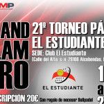 Affisch av FMP Grand Slam Gold på sluttningarna av El Estudiante
