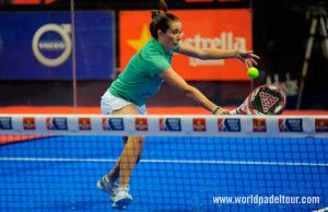 Marta Ortega, i aktion vid Santander Open 2017