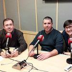 Nacho Martín (Pádel Nuestro), con el equipo de Esto es Pádel