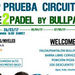 Bullpadel による Circuit Time2Pádel の II テストのポスター