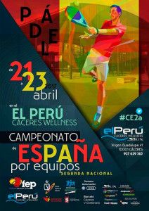 Poster van het Spaanse kampioenschap voor teams van de 2e categorie